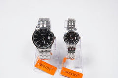 WEIDY QUARTZ WATCHES MEN’s & Women Pair available D-6005-2-B