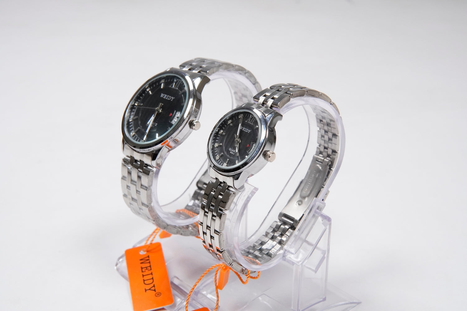 WEIDY QUARTZ WATCHES MEN’s & Women Pair available D-6005-2-B