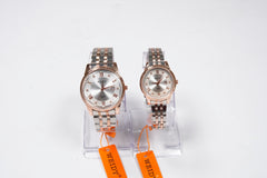 WEIDY QUARTZ WATCHES MEN’s & Women Pair available D-6104-4