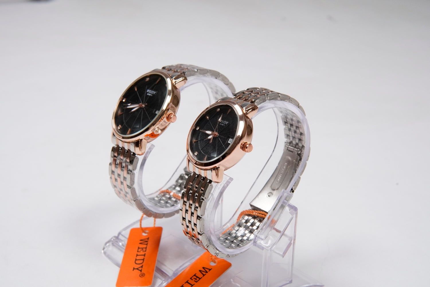 WEIDY QUARTZ WATCHES MEN’s & Women Pair available  D-6008-1