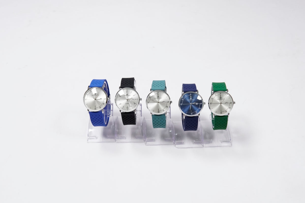 MEN'S QUARTZ WATCHES Colour Full Dials Available Silicone Rubber Belt with Magnet lock